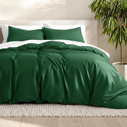 Vista 31 de Bare Home - Funda de edredón de ropa de cama extra larga - Colección premium de 1800 hilos súper suave - Funda de edredón ligera y fresca - Ropa