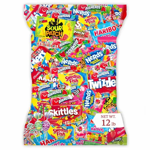 Vista 14 de Paquete Variado de Dulces a Granel - Dulces Envueltos Individualmente a Granel de 2 lb para Búsqueda de Huevos de Pascua - Rellenos para Piñata