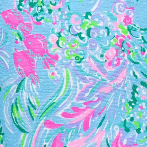 Vista 4 de Lilly Pulitzer Llavero con inicial de piel sintética para mujer.