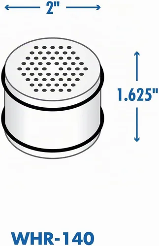 Vista 4 de Culligan WHR-140 Cartucho de repuesto para cabezales de ducha filtrados, Multi