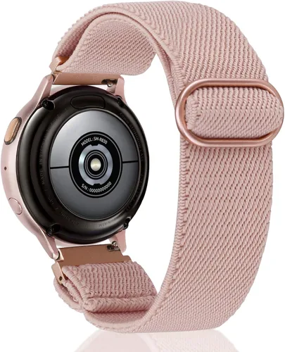Vista 9 de TOYOUTHS Correa elástica de nylon de 20mm compatible con Samsung Galaxy Watch 7/6/5/4/FE/Active 2 de 40mm 44mm/Watch 6 Classic de 43/47mm/Watch 5