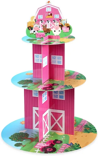 Vista 11 de Zopeal Soporte para Cupcakes de Béisbol Decoraciones de Fiesta de 3 Niveles Soporte para Cupcakes de Postre de Béisbol Exhibidores de Mesa