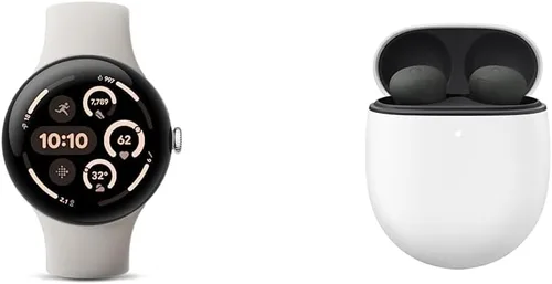 Vista 14 de [Usado] Google Pixel Watch 3 modelo 2024, reloj Android de 1.61 pulgadas (41 mm) con seguimiento de frecuencia cardíaca, Fitbit Advanced Running
