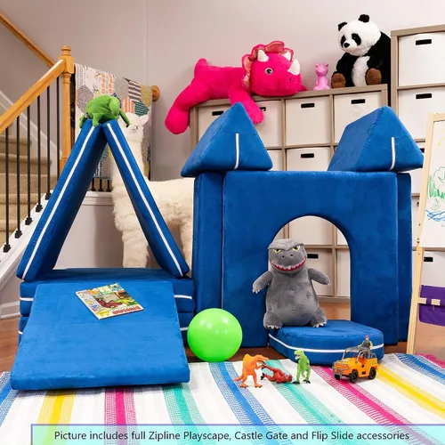 Vista 5 de Jaxx Zipline Playscape - Accesorio abatible, color cereza