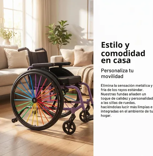 Vista 4 de PSLER - Cubiertas protectoras para radios de llantas, para decoración de bicicletas, motocicletas, motocross, etc., 72 unidades 11 colores mezclados