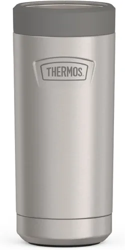 Vista 11 de THERMOS ICON SERIES, aislante delgado para latas de bebidas, 12 onzas, Glacier, acero inoxidable aislado al vacío