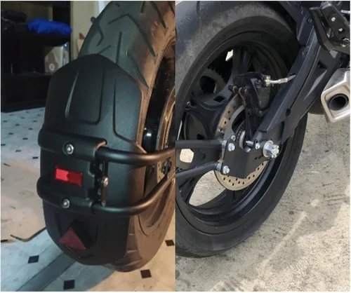 Vista 3 de Guardabarros trasero de motocicleta para guardabarros trasero de motocicleta, accesorios para Fz25 para Fz 25 para F&Azer 250 para AKT TT250