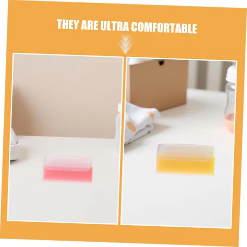 Vista 6 de Cepillo de baño sensorial para recién nacidos, cerdas suaves para piel delicada, 2 piezas, para masaje en el cuero cabelludo, para la ducha