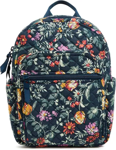 Vista 8 de Vera Bradley - Mochila pequeña de algodón para mujer Negro