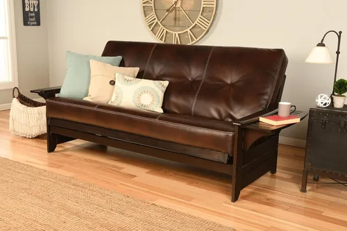 Vista 15 de Phoenix - Sofá futón en acabado espresso con colchón canadiense, marrón, matrimonial, 760777 Canadá