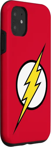 Vista 3 de iPhone 11 Justice League Flash Logo Case