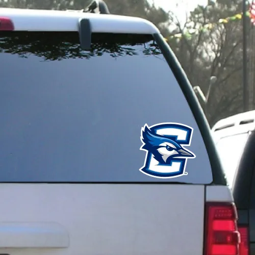 Vista 2 de Creighton University - Adhesivo para ventana (juego de 2) - Logotipo de Creighton