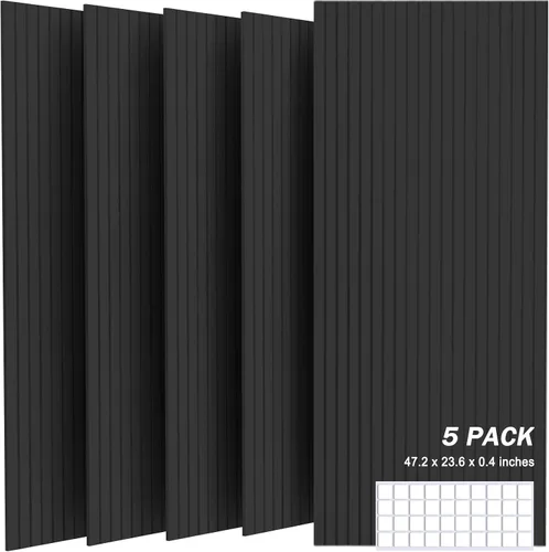 Vista 22 de Paneles de pared de piedra sintética 3D, 4 paneles de revestimiento de poliuretano para decoración de pared interior, textura de cemento más gruesa