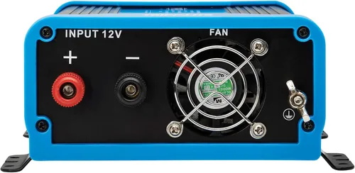 Vista 3 de Tripp Lite Inversor de corriente compacto de onda sinusoidal pura de 300 W, 2 tomas, 1 puerto de carga USB + 1 USB-C, soportes de montaje incluidos