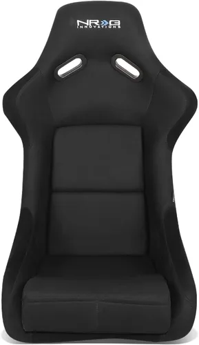 Vista 10 de NRG Innovations NRG-FRP-330 Asiento de carreras tipo bucket de respaldo fijo de fibra de vidrio (pequeño), compatibilidad con arnés de 4 puntos