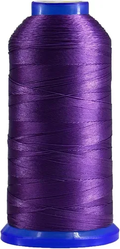 Vista 8 de Selric [1200 yardas/26 colores disponibles] Tex 135 Hilo de nailon unido para costura de cuero 420D/3 T135#138 Hilo de tapicería resistente
