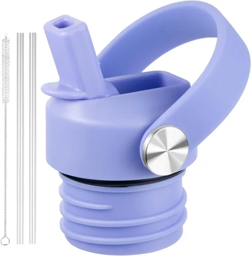 Vista 14 de Tapa de popote para Hydroflask, tapas con popote para Hydro Flask de boca estándar de 18, 21, 24 onzas, tapa deportiva de repuesto para tapa