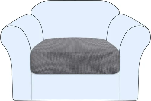 Vista 19 de Funda de cojín elástica para sofá, funda de asiento, funda de sofá de dos plazas, protector de elastano elástico para muebles para asiento (negro, 1)