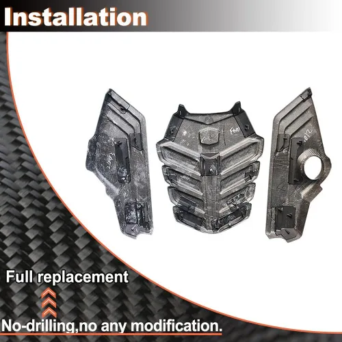 Vista 6 de AMNOOL Kit de cubierta de válvula de motor de fibra de carbono seca para Lamborghini Urus 2018-2022 Base Sport Utility 4 puertas Auto Hood Bonnet
