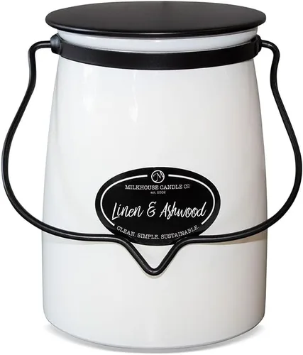 Vista 15 de Milkhouse Candle Company, Colección Creamery Glow - Vela perfumada de soja: Vela de lechera, Barn Dance, 14 oz Clean-Burning, Soy Wax, Cotton