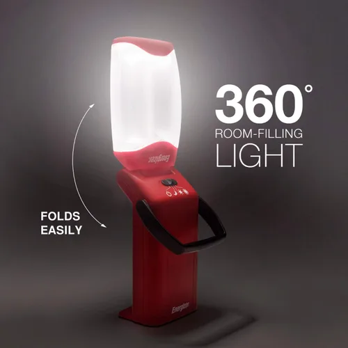 Vista 3 de Energizer Linterna LED plegable para campamento, IPX4, resistente al agua, para campamento, pesca, al aire libre, corte de energía, luces compactas