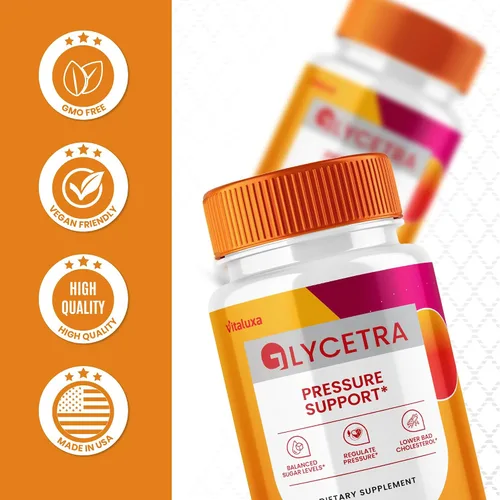 Vista 6 de Paquete de 2 cápsulas de glicetra, suplemento de apoyo de sangre de glicetra, fórmula avanzada, mezcla premium, flujo de equilibrio natural
