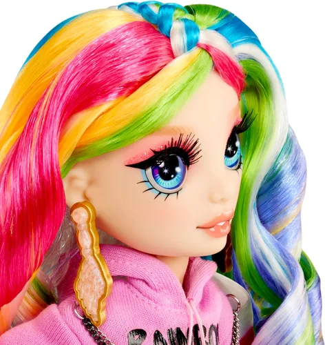 Vista 10 de RAINBOW HIGH Creative Crystals Amaya - Muñeca modelo arcoíris de 11.0 in con accesorio de cristal, kit de bricolaje, anillo para ti, juego