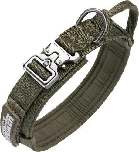 Vista 20 de EXCELLENT ELITE SPANKER Collar de nailon para cachorro, ajustable, suave, acolchado, resistente, hebilla de liberación rápida, ligero, sin Negro