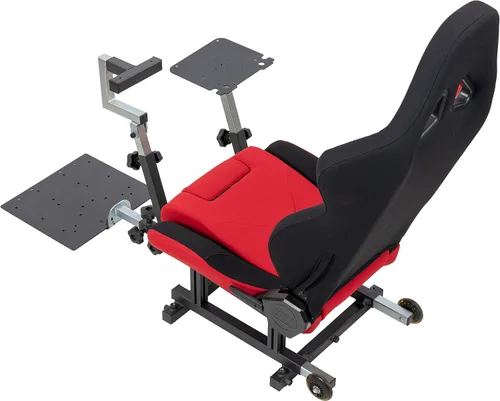 Vista 6 de SimFab Add-on Mounting Bracket Kit Compatible With Thrustmaster TCA Yoke And Throttle Boeing Edition (Yoke, Throttle And Rudder Pedals Bracket Kit)