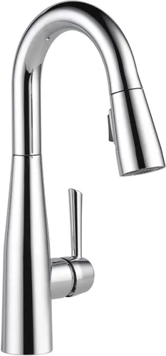 Vista 8 de Delta Faucet Essa Llave de una manija para bar/preparación con acoplamiento de magnatita y cabezal rociador Touch-Clean, 9913-AR-DST