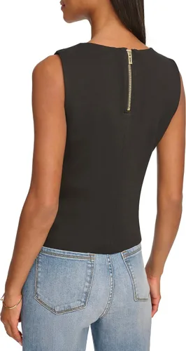 Vista 3 de Karl Lagerfeld Paris Blusa deportiva sin mangas para mujer