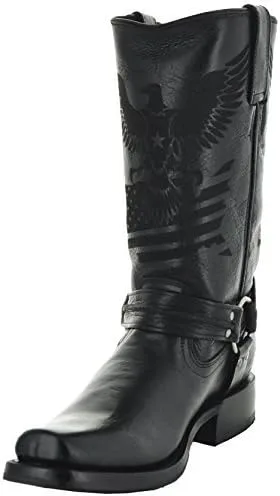 Vista 7 de Soto Boots Men's Leather Harness Boots H50021