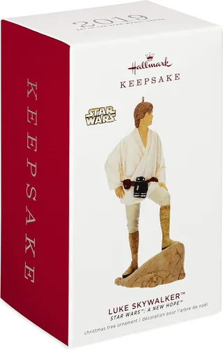 Vista 3 de Hallmark Keepsake Adorno de Navidad 2019 Año de Star Wars: Una nueva esperanza Luke Skywalker