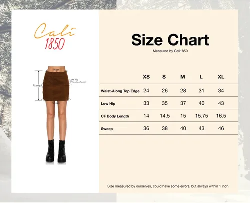 Vista 6 de Cali1850 Womens Casual Mini Skirt Stylish Versatile Flared Skater Bodycon Skirts