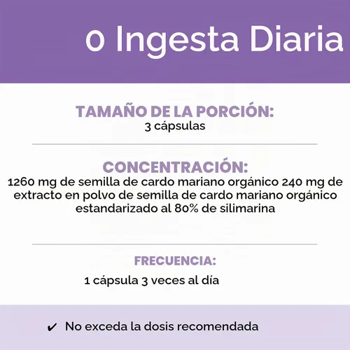 Vista 5 de Oregon's Wild Harvest, Cápsulas de cardo mariano orgánico certificadas, 80% silimarina, 1500 mg, 90