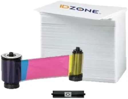 Vista 7 de Cinta + variaciones de tarjeta (Datacard, Datacard 534000-002 YMCKT Cinta de color)