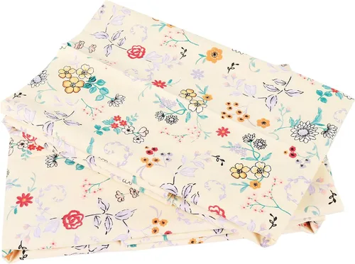 Vista 5 de Juego de fundas de almohada ultra suaves con estampado floral, 100% algodón, refrescantes, transpirables, tamaño Queen 2