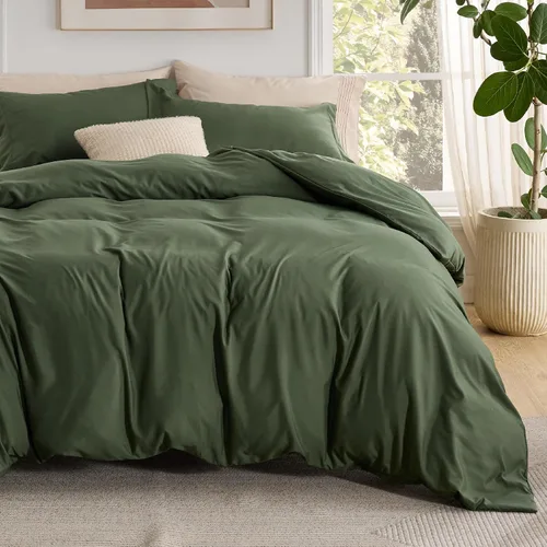 Vista 90 de Bedsure - Juego de funda de edredón tamaño individual/individual XL - Juego de ropa de cama suave de microfibra cepillada doble para niños