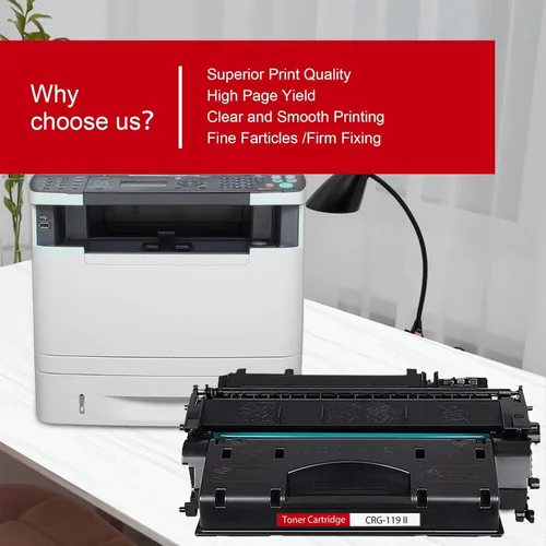 Vista 7 de Cartucho de tóner negro 119 II de alta capacidad (paquete de 1) – PINOS compatible con CRG119 II Toner repuesto para impresora Canon 119 II Toner