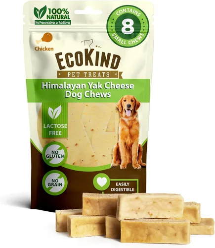 Vista 33 de EcoKind Premium Gold Yak Cheese Masticables para Perros del Himalaya, golosinas saludables para perros pequeños, totalmente naturales, masticables
