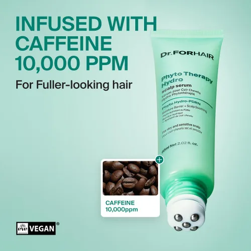Vista 8 de Dr.FORHAIR Phyto Therapy Hydro Scalp Serum Roller 2.02 fl oz