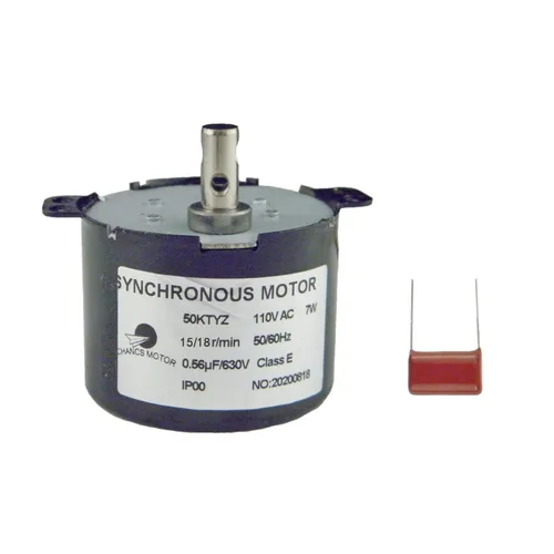 Vista 8 de CHANCS motor eléctrico síncrono de la CA 110V 1/1.2RPM del motor de baja velocidad 50KTYZ pequeño