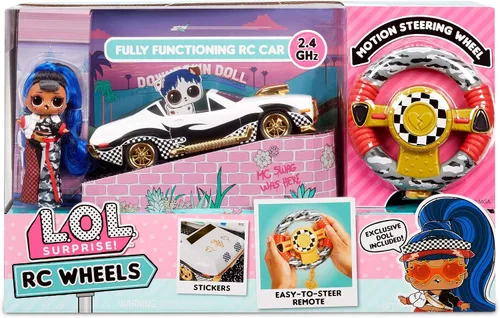 Vista 5 de L.O.L. Surprise! RC Wheels - Coche de control remoto con muñeca de edición limitada