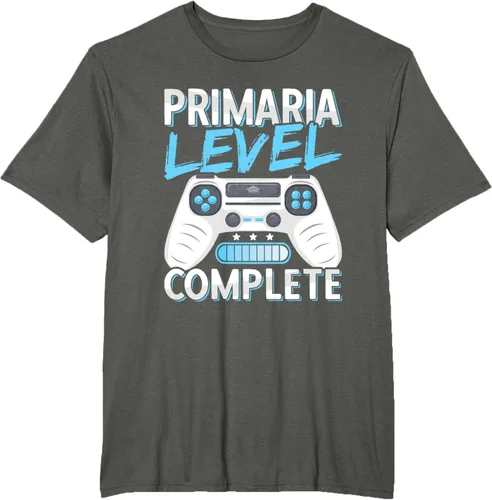 Vista 7 de Camiseta completa de diploma de escuela primaria de graduación, Negro