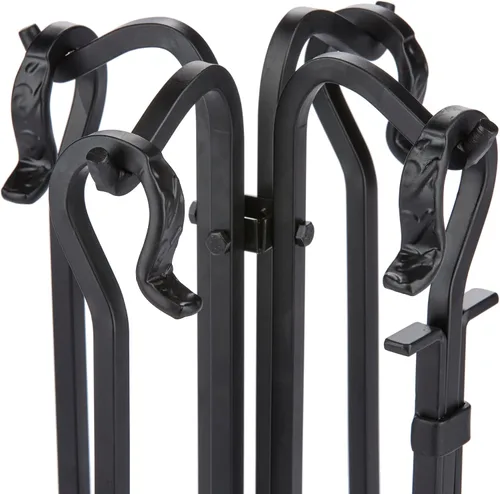 Vista 2 de UniFlame 5 piezas negro rústico mini chimenea herramientas conjunto (F-1126)
