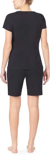 Vista 3 de Nautica Bermudas - Pantalones cortos para dormir para mujer, 100% algodón
