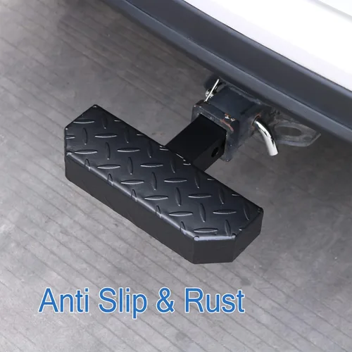 Vista 3 de DICMIC Protector de parachoques de remolque antideslizante y óxido para la mayoría de automóviles, SUV, camionetas, con receptor de 2 pulgadas