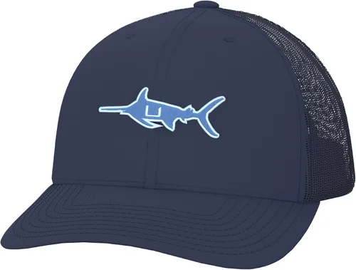 Vista 80 de HUK - Gorra de camionero de malla para hombre con cierre a presión Gorra de pesca antirreflectante