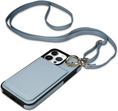 Vista 28 de Funda para iPhone 12 Pro/12, 6.1'', Funda Cartera Cruzada Desmontable con Ranuras para Tarjetas con Bloqueo RFID, Anillo de Soporte 360, Funda Negro