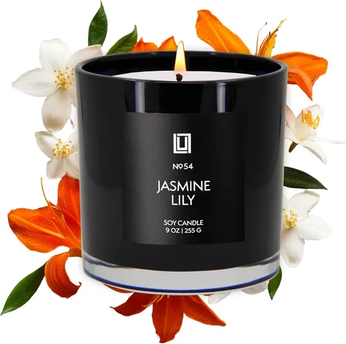 Vista 73 de Lulu Candles After Dark - Teca Caoba Vela Perfumada de Soja de Lujo en Frasco Vertida a Mano en los EE.UU. Altamente Perfumada y Duradera